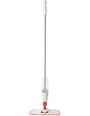 [OXO] Microfiber Spray Mop with Slide-Out Scrubber in White