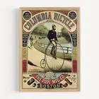 Columbia Bicycle The Pope Mfg,Co., Boston (USA) Bicycle 1886 Retro Vintage Poste