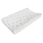 Living Textiles Organic Cotton Muslin Newborn/Baby Change Pad Cover Dandelion