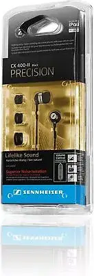 Sennheiser CX400II CX 400 II PRECISION Bass Driven Noise Isolation Earphones