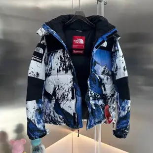 【現貨】Supreme 聯名The North Face Mountain 長袖 雪山 羽絨衣 外套 防風