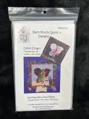 Back Porch Quilts and designs Celtic Dragon Sz42in Getting into a good Book NEW