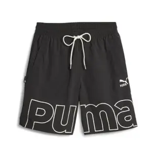 【PUMA】短褲 男款 運動褲 歐規 黑 62133401