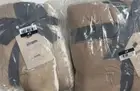 West Elm Set of 2 Lush Velvet Tack Stitch King Shams Sand