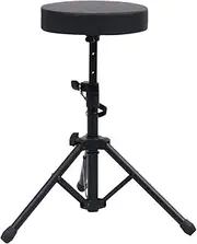 Adjustable Drum Stool Black Round,Music Benches & Stools 2.6KG-70092