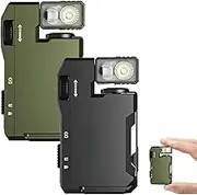 G5 EDC Light 400 Lumens, 3 Modes & Dual Light, 180° Magnetic Rotation, IP68 Waterproof, Portable Keychain Flashlight for Outdoor, Emergency, Camping (Black+Green)