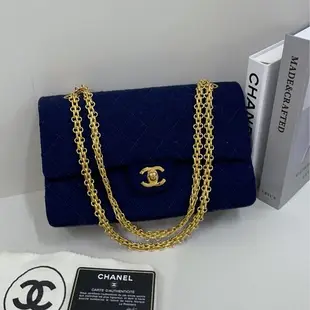 [二手] Chanel Vintage 2.55鏈條布面CF25