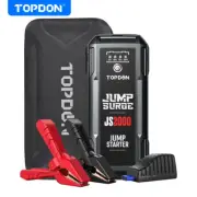 TOPDON JS2000 USB Auto Car Jump Starter Pack Booster Battery PowerBank Box 2000A