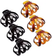 6 Pcs Large Hair Claws Clips Non-slip Octopus Hair Grip Claws Clip With Grip