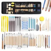 18-61Pcs Polymer Clay Tools, Modeling Clay Sculpting Tools Set with Air Dry Clay