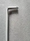 Extendable Curtain Valance Rod - White - 213cm extends to 305cm - 9cm projection