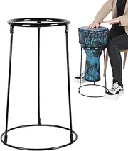 Percussion Instrument Holder, Adjustable Multipurpose Drum Support, Black Percussion Rack, Musical Instrument Supplies for Adults, Beginners, Musician