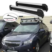 Snowboard Ski Rack Carriers Cross Bar Sliding Rail For Chevrolet Cruze 2010-2021