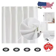Stylish 72" Rod Pocket Burlap Curtains – Light Filtering Elegant Drapes Set of 2