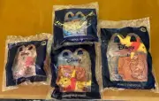 4 McDonald’s Toys 2 Winnie the Poohs, Piglet, and Goofy from 2021