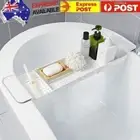 Adjustable Bath Tub Rack Bathroom Shelf Tidy Tray Storage Caddy DIY Organiser AU