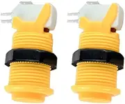 Suzo Happ Arcade Pushbutton - Yellow -Set of 2