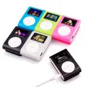 TF Card Slot Support 32GB Micro SD Metal Clip MP3 Player LCD Screen Music Media