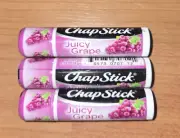Juicy Grape CHAPSTICK Lip Balm. Lot of 3! FREE SHIPPING. NEW!