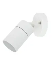 Sentinel 1 Light Adjustable Exterior Wall Spot In White