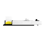 White Black TV Console Stand Unit Cabinet Table