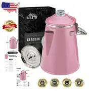 Effortless 12-Cup Coffee Percolator - The Ultimate Camping Brew Experience
