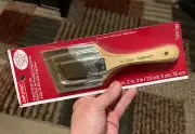 Craftsmart 3 Piece Angular Brush Set - Brown Taklon, 1, 2 & 3" synthetic brushes