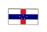 Netherlands Antilles Flag Lapel Pin Badge