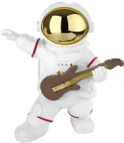 BRUBAKER Astronaut Guitarist Figurine - 6.7 Inch Spaceman