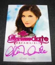 2017 Benchwarmer ALISON WAITE Dreamgirls #1 DREAM DATE Rainbow Pink Auto PLAYBOY