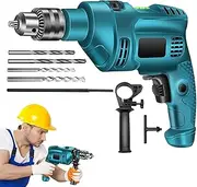 Hammer Drill for Concrete - Heavy Duty Rotary Hammer Drill | Steel Construction Tool Accessories, Multifunctional Chipping Supplies for Wall