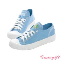 在飛比找momo購物網優惠-【Grace Gift】美少女戰士水星帆布餅乾鞋(淺藍)
