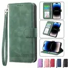 For Samsung S24 S23 S22 S21 S20 S10 S9 S8 Flip Leather Case Wallet Stand Cover