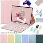 For iPad 5/6/7/8/9th Mini6 Air Pro 11 2021 Bluetooth Keyboard w Mouse Case Cover