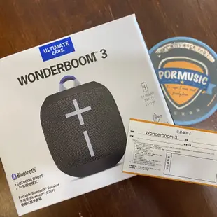 【搖滾玩家樂器】全新 三代 公司貨 保固2年 UE WonderBoom 3 藍牙喇叭 藍芽 喇叭 共四色 boom