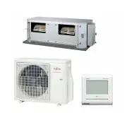 Fujitsu SET-ARTH54KHTA-3PH 14.0kW High Static Ducted System R32 3 Phase | Includes UTY-RNRT Controller
