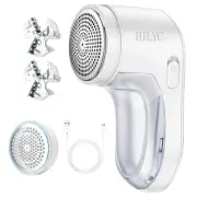 Rechargeable Fabric Shaver, Lint Remover for Clothes & Furniture, 3-Leaf Blad...