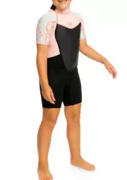 ROXY 2/2 PROLOGUE BZ S/S Young Girls Spring Suit - BJD5 - Size 6G - NWT