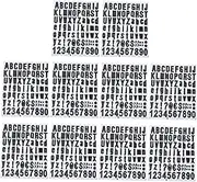 COHEALI 10 Sheets Self Adhesive Mailbox Numbers Stickers Labels for Door Multi Purpose Use Easy Peel Design