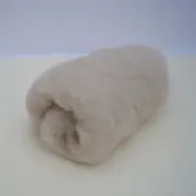Carded Maori Wool Sand 50g for needle and wet felting DHG Wool Batt