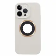 Compatible Silicone+PC Case for iPhone 13 Pro 6.1 inch Anti-Drop Phone Cover Logo View Case