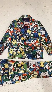 Super Mario 2Y Suit With Tie