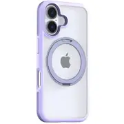 Torras iPhone 16 (6.1") Ostand R Fusion Spin Case - Light Purple All in One: Magnetic / Stand / Ring Holder - 360 Spin [X00FX1872]