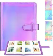128 Pockets Mini Photo Album for Fujifilm Instax Mini Camera, Photo Album for Polaroid,Polaroid Snap, Z2300, SocialMatic Instant Cameras & Zip Instant Printer (Magic Purple)