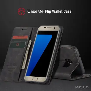 CaseMe 商務皮套 三星S7 Edge 手機殼 三星 S7 / S7Edge 掀蓋 保護殼 支架插卡 翻蓋皮套 B7