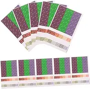 JEWEDECO 30 Sheets Classification Stickers Self Adhesive Notepad Stickers for Journals Scrapbooks and Note Taking for Organizing Important Events and Deadlines