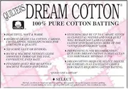 Quilter's Dream Cotton White Batting - Select -Mid-Loft - Queen