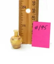 Dollhouse miniature 1/12th scale hand blown glass vase #195