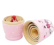 Rabbit Nesting Dolls,Rabbit Pattern Stacking Toys - Funny Toddler Stacking Playset, Decorative Desktop Handicraft Ornament for Kids