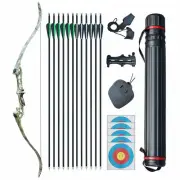 30-70lb Takedown Recurve Bow and Arrows Set Adult Practice Right Hand Archery